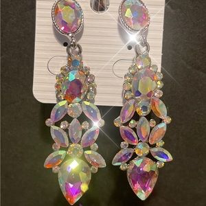 Crystal Pageant Earrings
